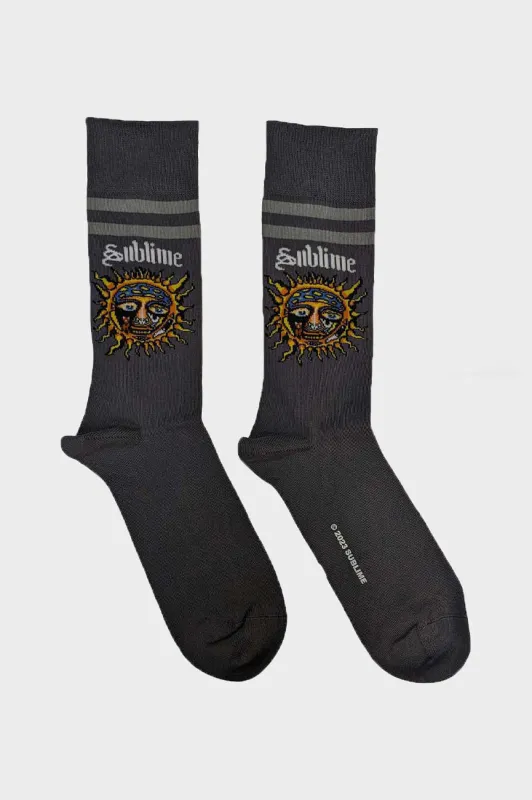 Sublime Yellow Sun Ankle Socks made by Sublime