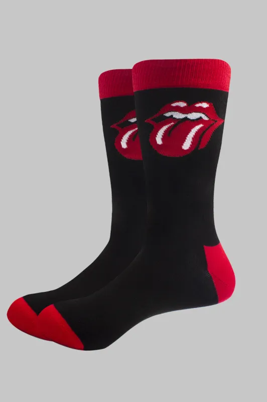 The Rolling Stones Classic Tongue Socks made by the Rolling Stones