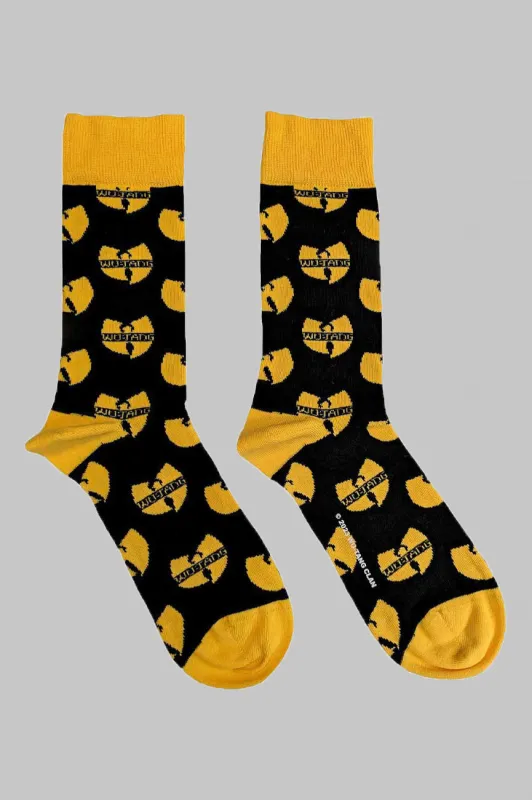 Wu-Tang Clan Logo Repeat Ankle Socks made by Wutang