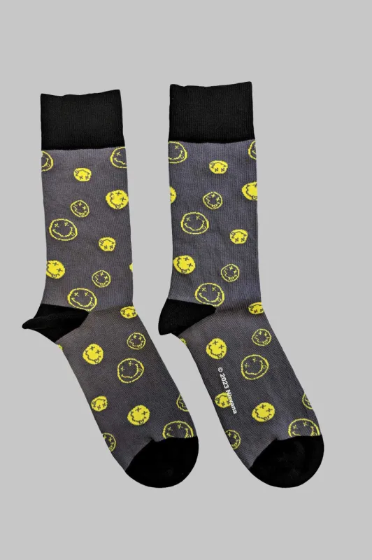 Nirvana Mixed Smile Ankle Socks sold by Paradiso Clothing