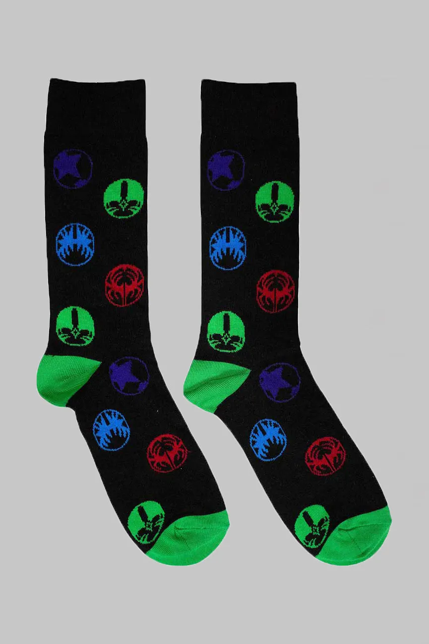 KISS Band Logo Icons Ankle Socks sold by Paradiso Clothing