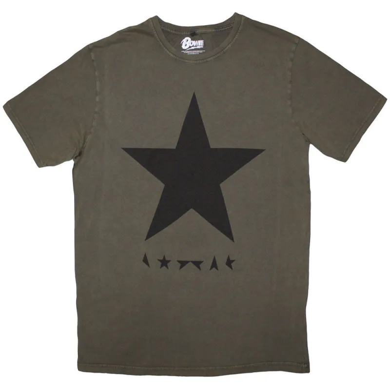 David Bowie Blackstar Limited Edition 999 Only Premium Wash T Shirt made by Paradiso Clothing