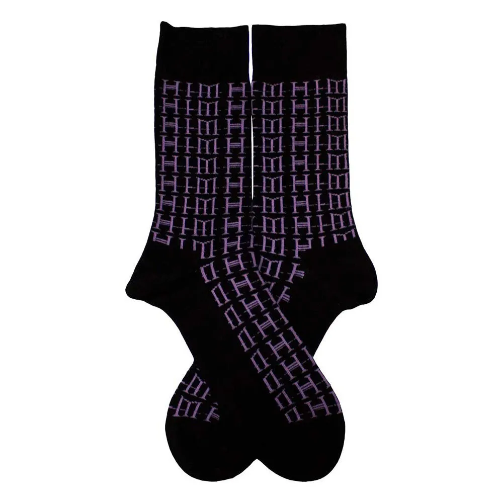 HIM Band Logo Repeat Ankle Socks sold by Paradiso Clothing