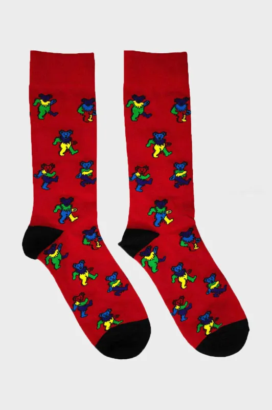 Grateful Dead Dancing Bears Ankle Socks sold by Paradiso Clothing