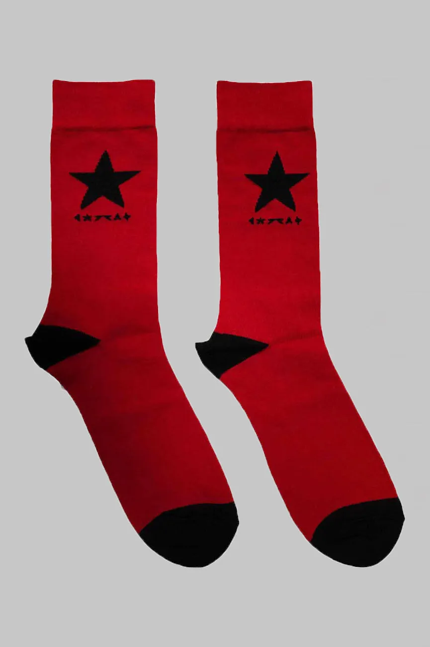 David Bowie Blackstar Logo Ankle Socks sold by Paradiso Clothing