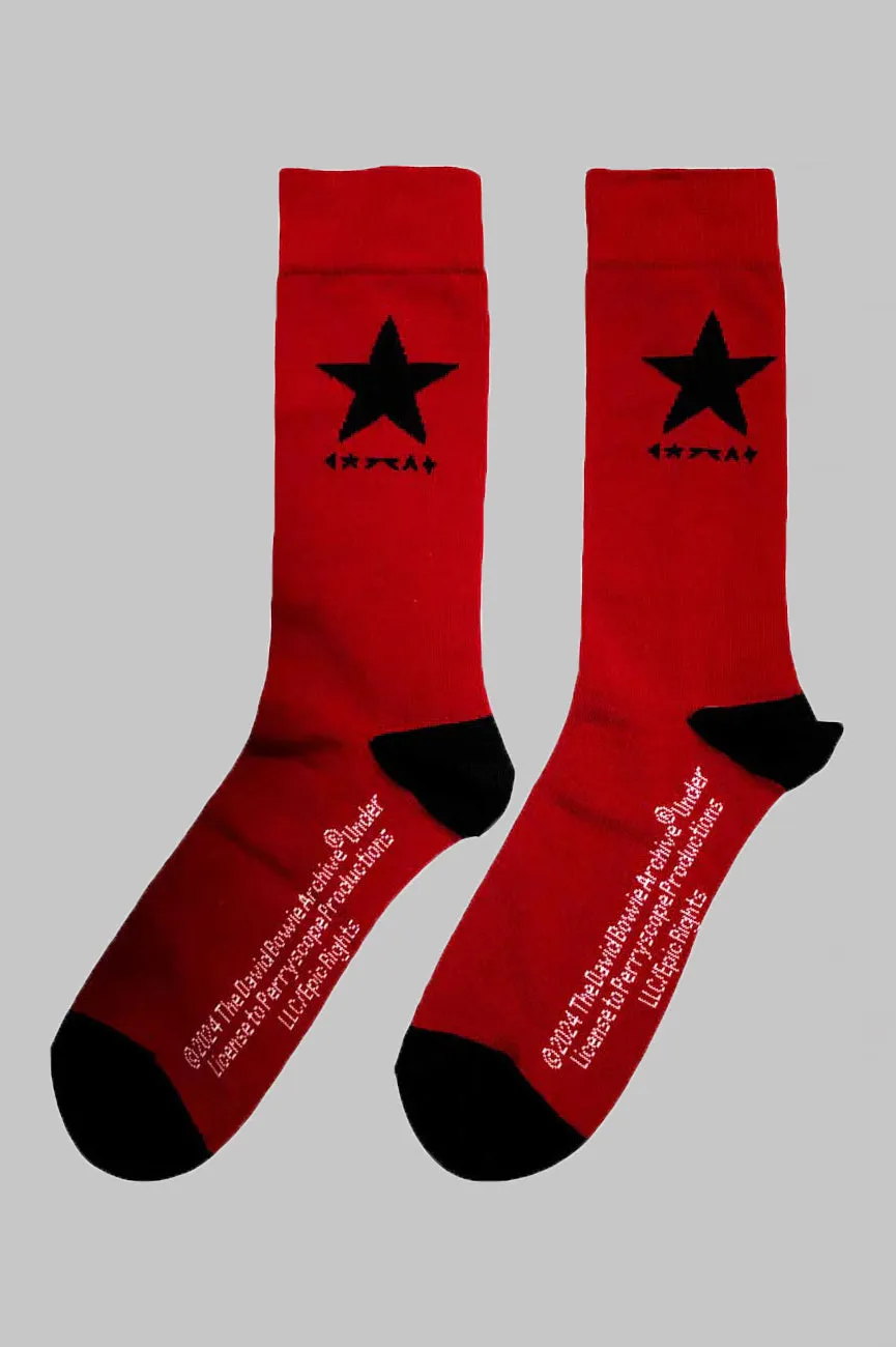 David Bowie Blackstar Logo Ankle Socks sold by Paradiso Clothing product image thumbnail 2