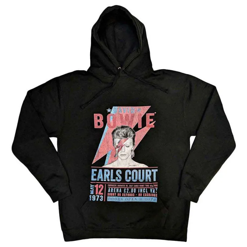 David Bowie Earls Court '73 Hoodie sold by Paradiso Clothing