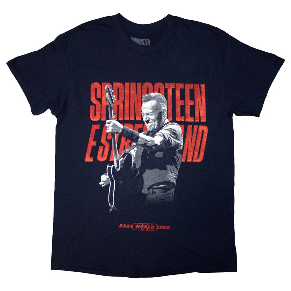 Bruce Springsteen 24 Guitar Photo T Shirt sold by Paradiso Clothing