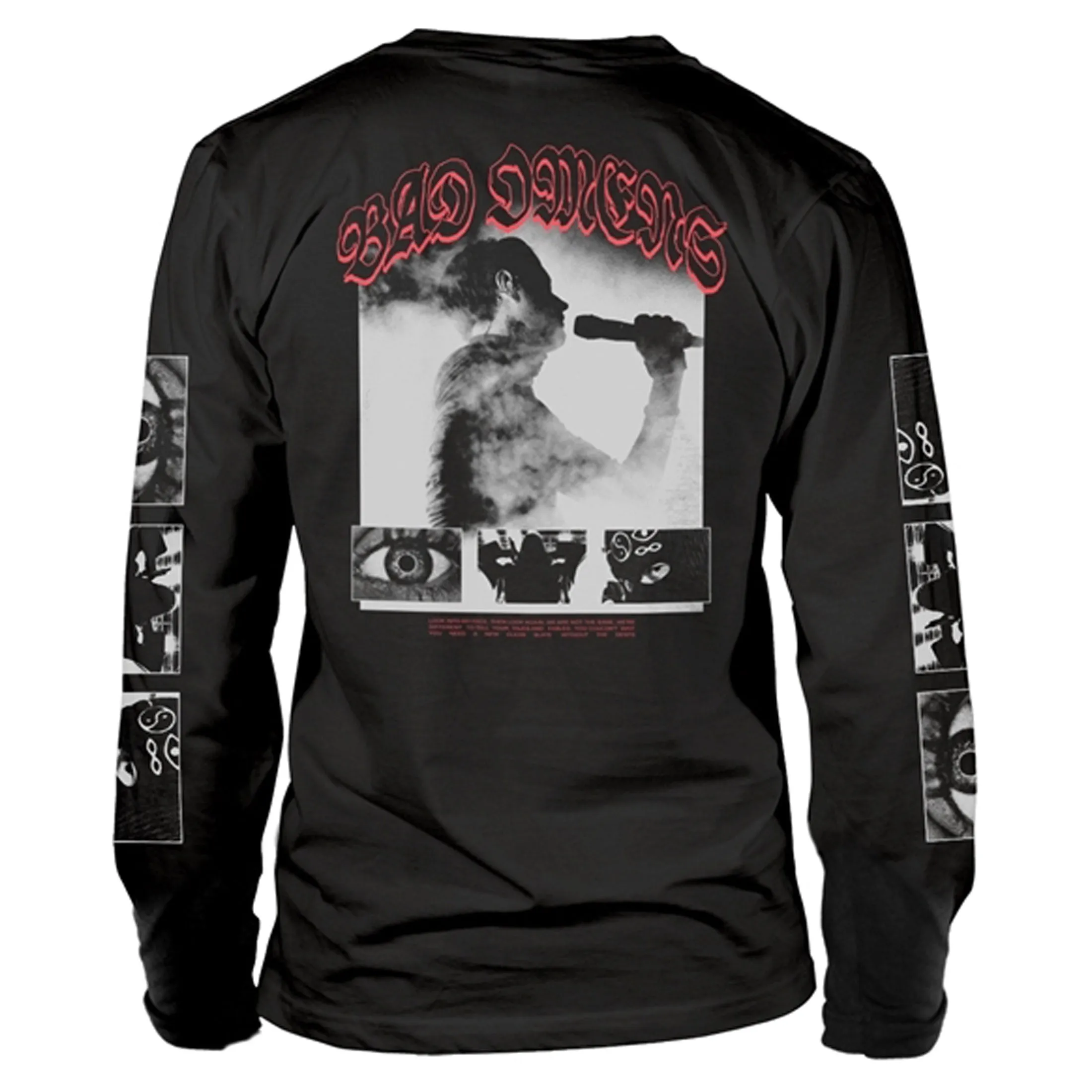 Bad Omens Smoke Band Logo Long Sleeve T Shirt sold by Paradiso Clothing product image thumbnail 2