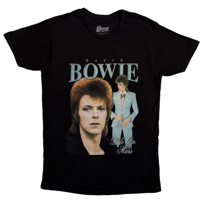 David Bowie Life On Mars Homage T Shirt made by Paradiso Clothing