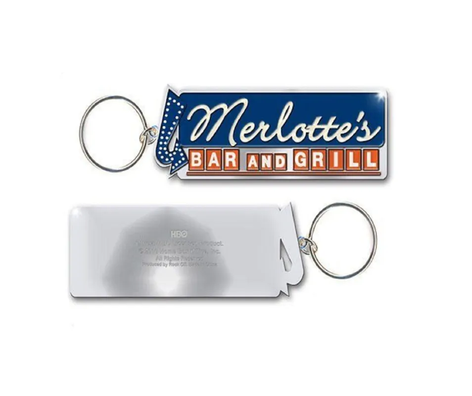 True Blood Keyring Merlottes Bar And Grill Keychain sold by Paradiso Clothing