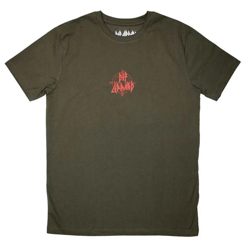 Def Leppard Mini Target Logo T Shirt made by Def Leppard