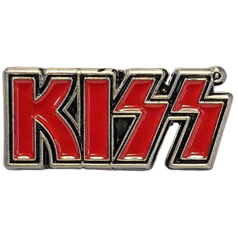 KISS Band Log Mini Pin Badge sold by Paradiso Clothing