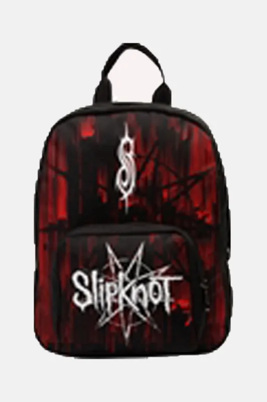 Slipknot Glitch Band Logo Mini Backpack made by Paradiso Clothing