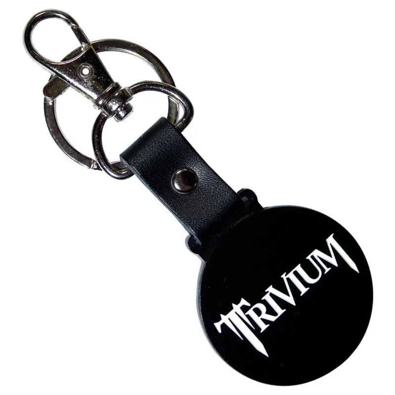 Trivium Mono Cirle Band Logo Keychain sold by Paradiso Clothing