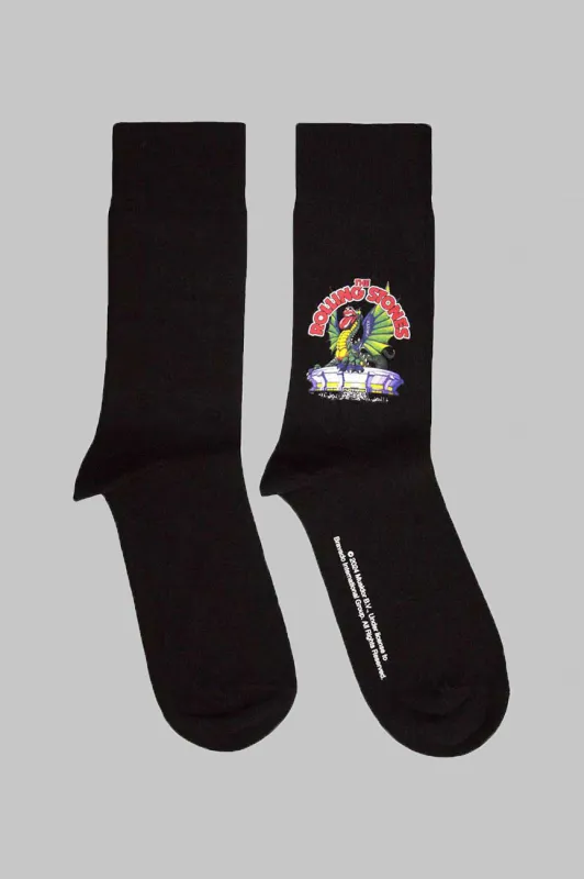 The Rolling Stones Dragon Ankle Socks made by Paradiso Clothing