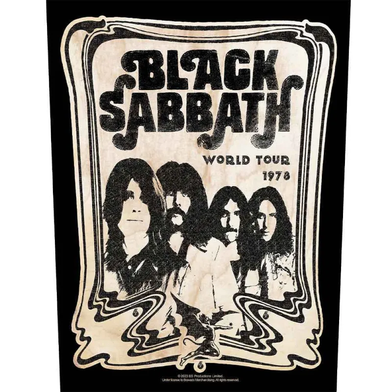 Sabbath World Tour 1978 Band Logo Back Patch sold by Paradiso Clothing