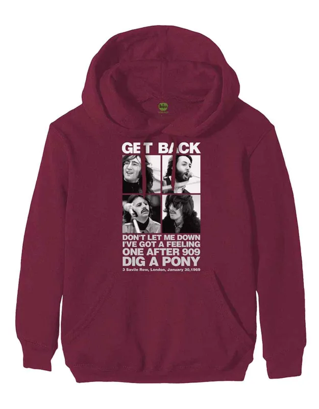 The Beatles 3 Savile Row Pullover Hoodie sold by Paradiso Clothing