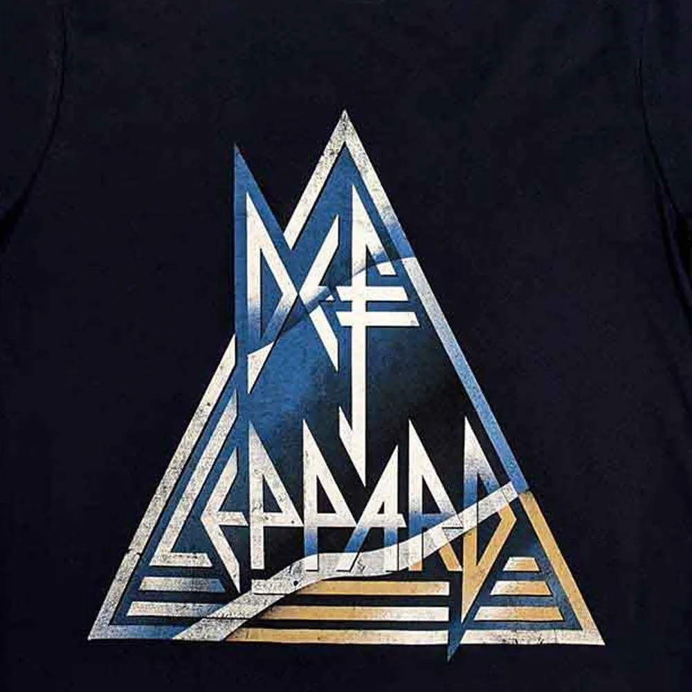 Def Leppard Distressed Triangle T Shirt sold by Paradiso Clothing product image thumbnail 2