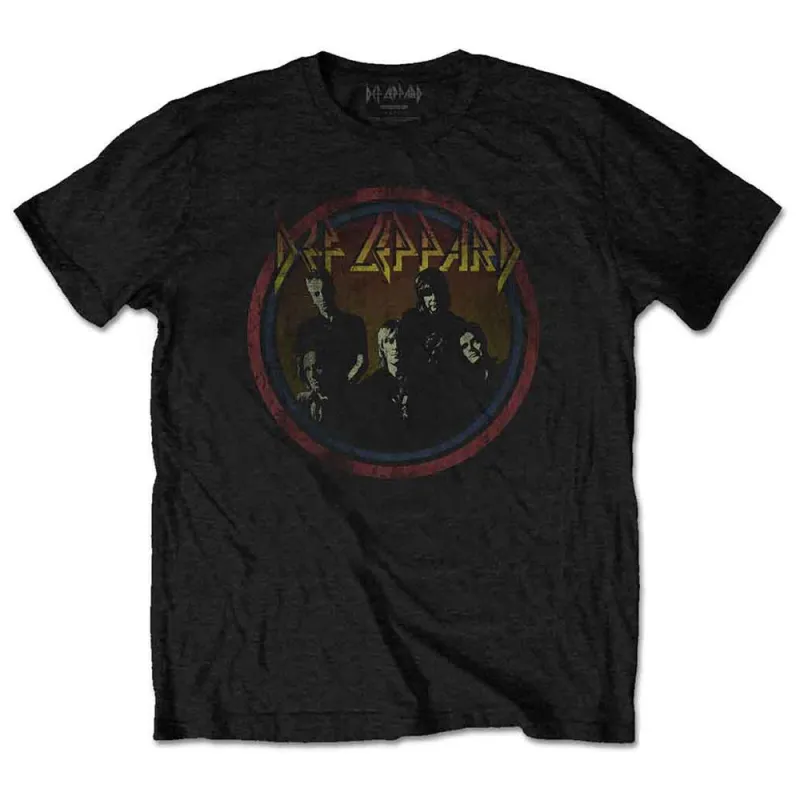 Def Leppard Vintage Circle T Shirt sold by Paradiso Clothing