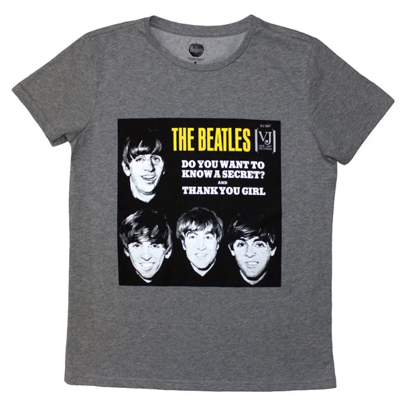 The Beatles VJ Secret Sleeve Womens T Shirt made by The Beatles