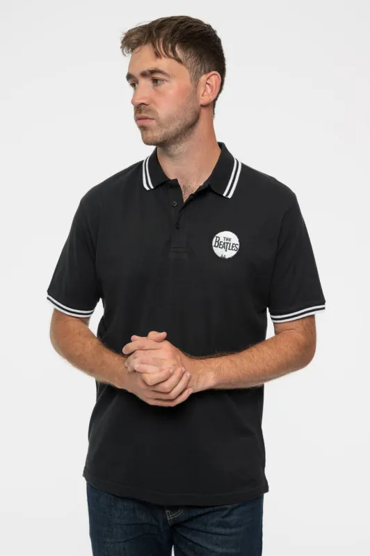 The Beatles Drum Logo Polo Shirt made by The Beatles