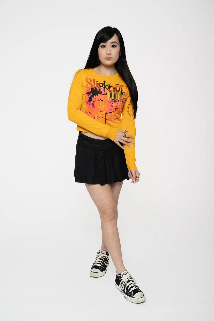 Slipknot The End So Far Barcode Long Sleeve Crop Top sold by Paradiso Clothing product image thumbnail 2