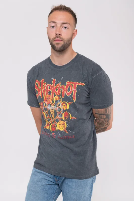 Slipknot Liberate Dye Wash T Shirt made by Paradiso Clothing