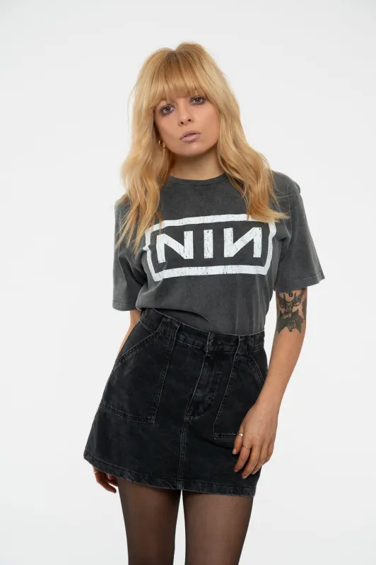 Nine Inch Nails Classic Logo Limited Edition 999 Only Premium Wash T Shirt sold by Paradiso Clothing