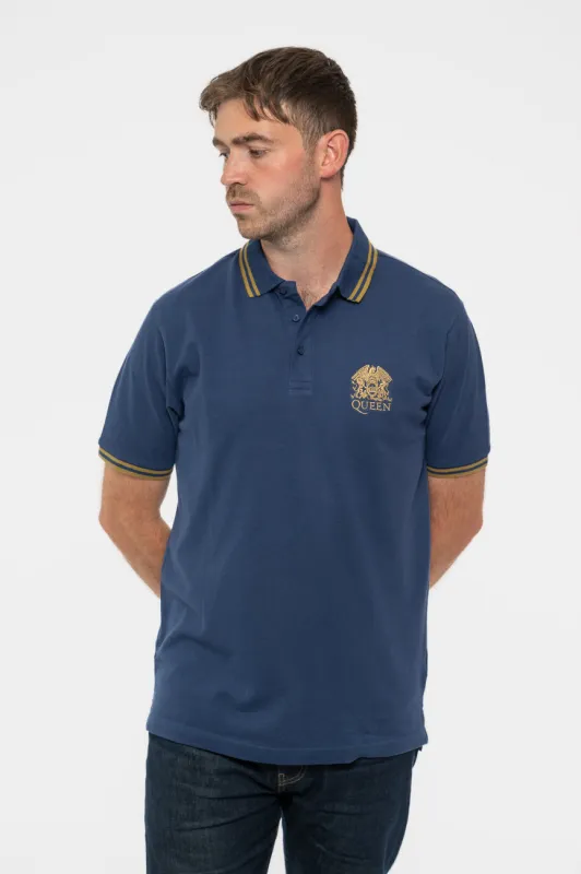Queen Classic Crest Polo Shirt made by Paradiso Clothing