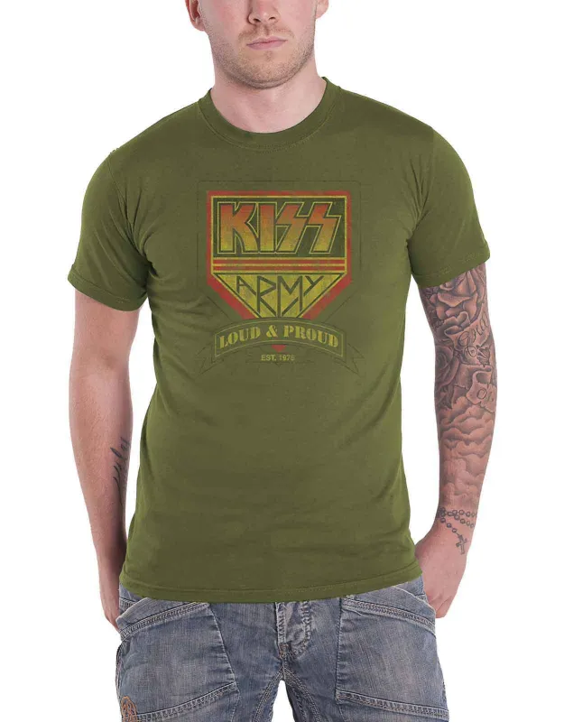 KISS Loud and Proud T Shirt made by Kiss