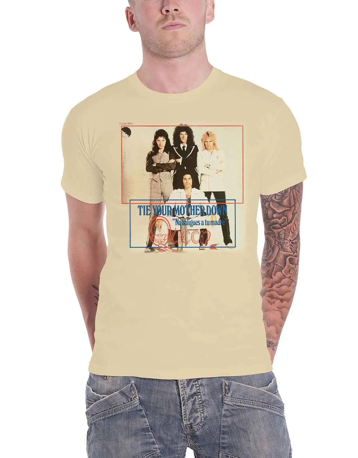 Queen Tie Your Mother Down T Shirt sold by Paradiso Clothing