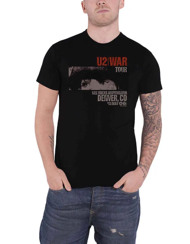 U2 War Red Rocks Live T Shirt sold by Paradiso Clothing