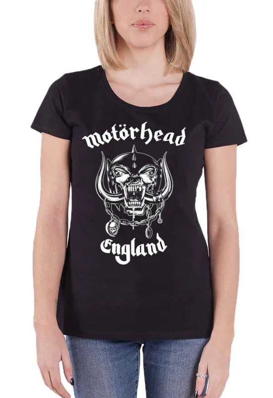 Motorhead England Skinny Fit T Shirt sold by Paradiso Clothing