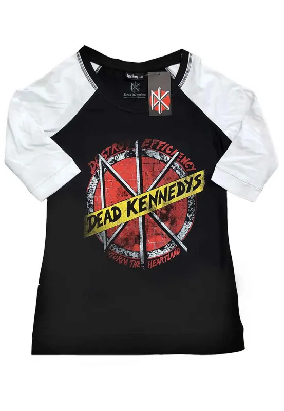 Dead Kennedys Destroy Raglan T Shirt made by Paradiso Clothing