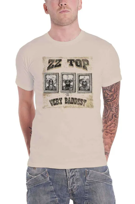 ZZ Top Very Baddest Band Logo T Shirt sold by Paradiso Clothing