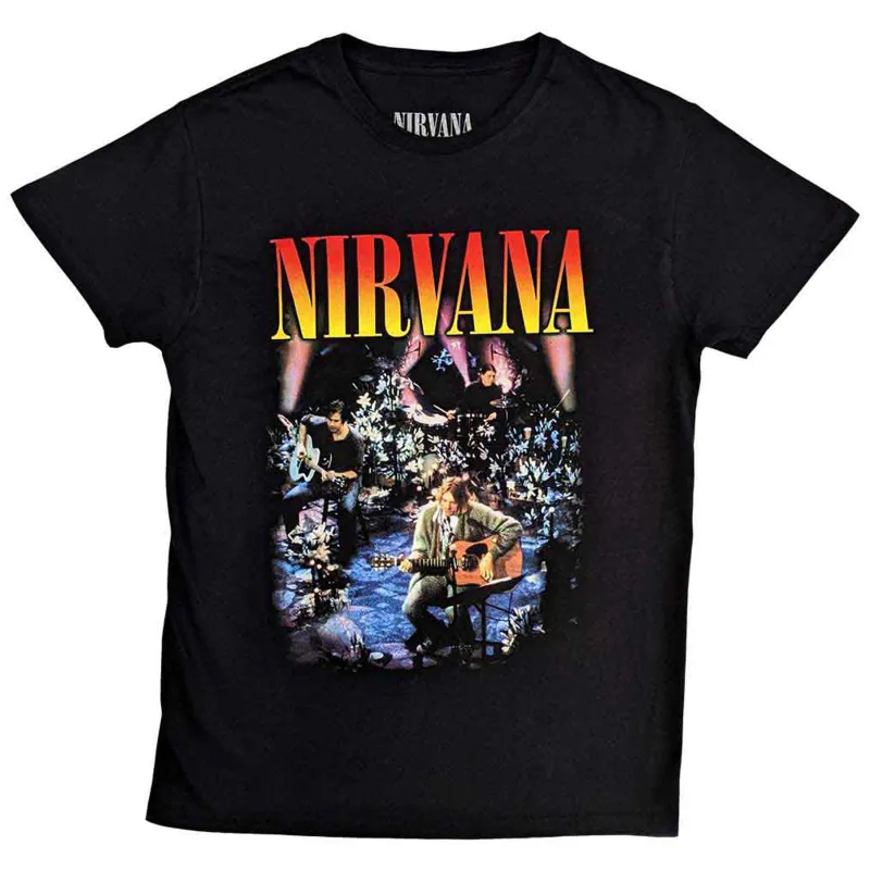 Nirvana Unplugged Photo T Shirt made by NIRVANA