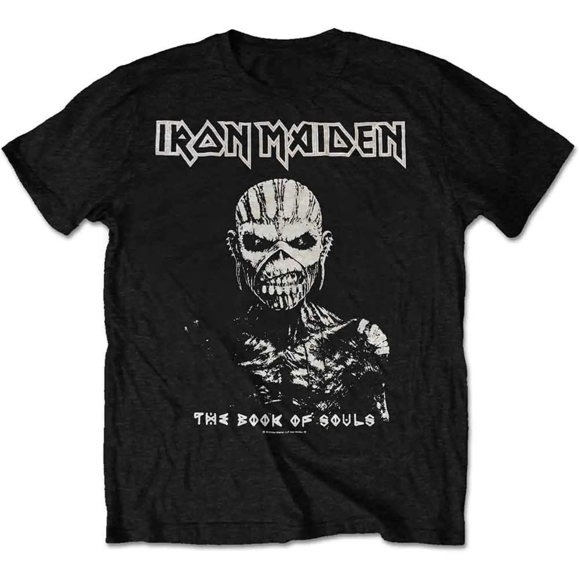 Iron Maiden The Book of Souls Contrast T Shirt sold by Paradiso Clothing