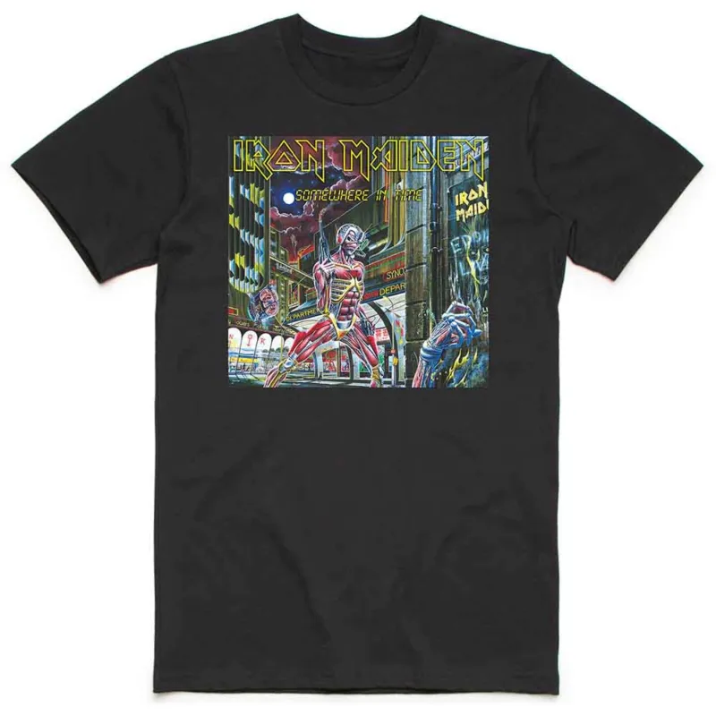 Iron Maiden Somewhere in Time Box T Shirt sold by Paradiso Clothing