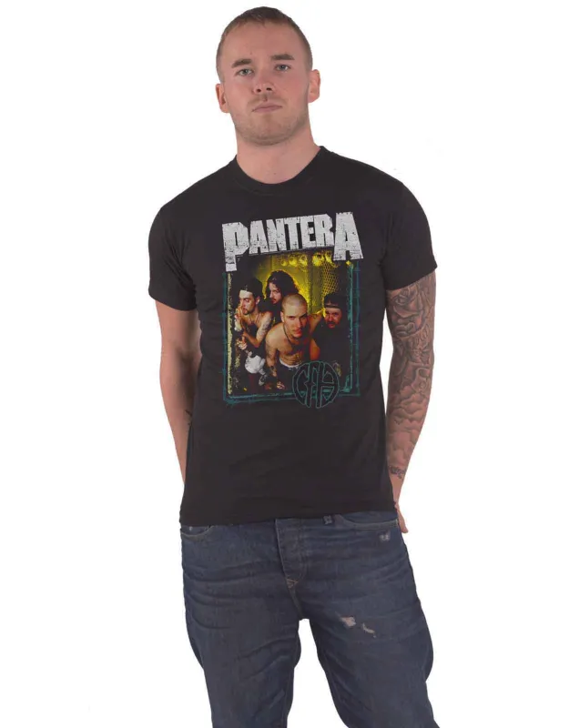 Pantera Barbed Band Logo T Shirt sold by Paradiso Clothing