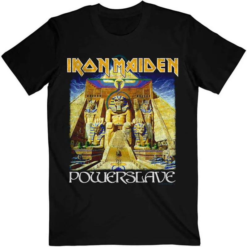 Iron Maiden Powerslave World Slavery Tour T Shirt sold by Paradiso Clothing