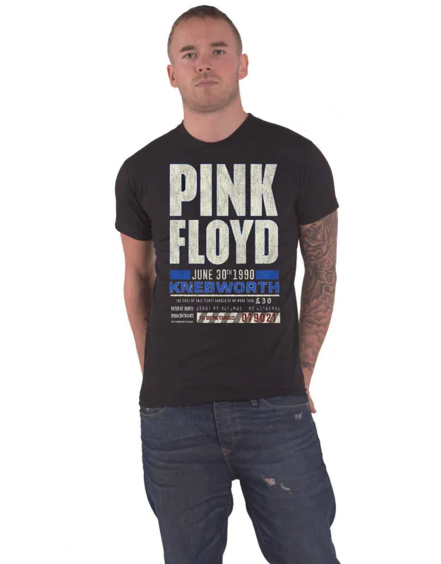 Pink Floyd Knebworth 1990 Ticket T Shirt sold by Paradiso Clothing