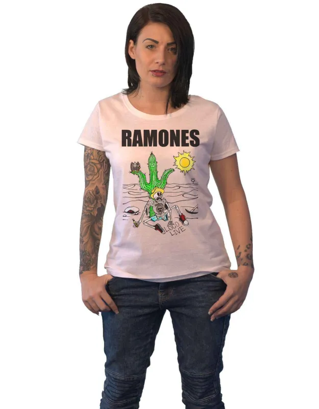 Ramones Loco Live Skinny Fit T Shirt sold by Paradiso Clothing