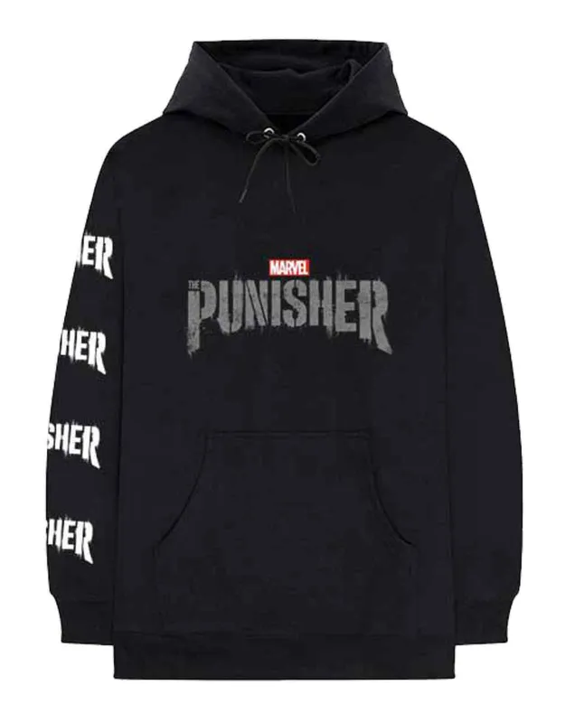 Punisher Skull Stamp Hoodie sold by Paradiso Clothing
