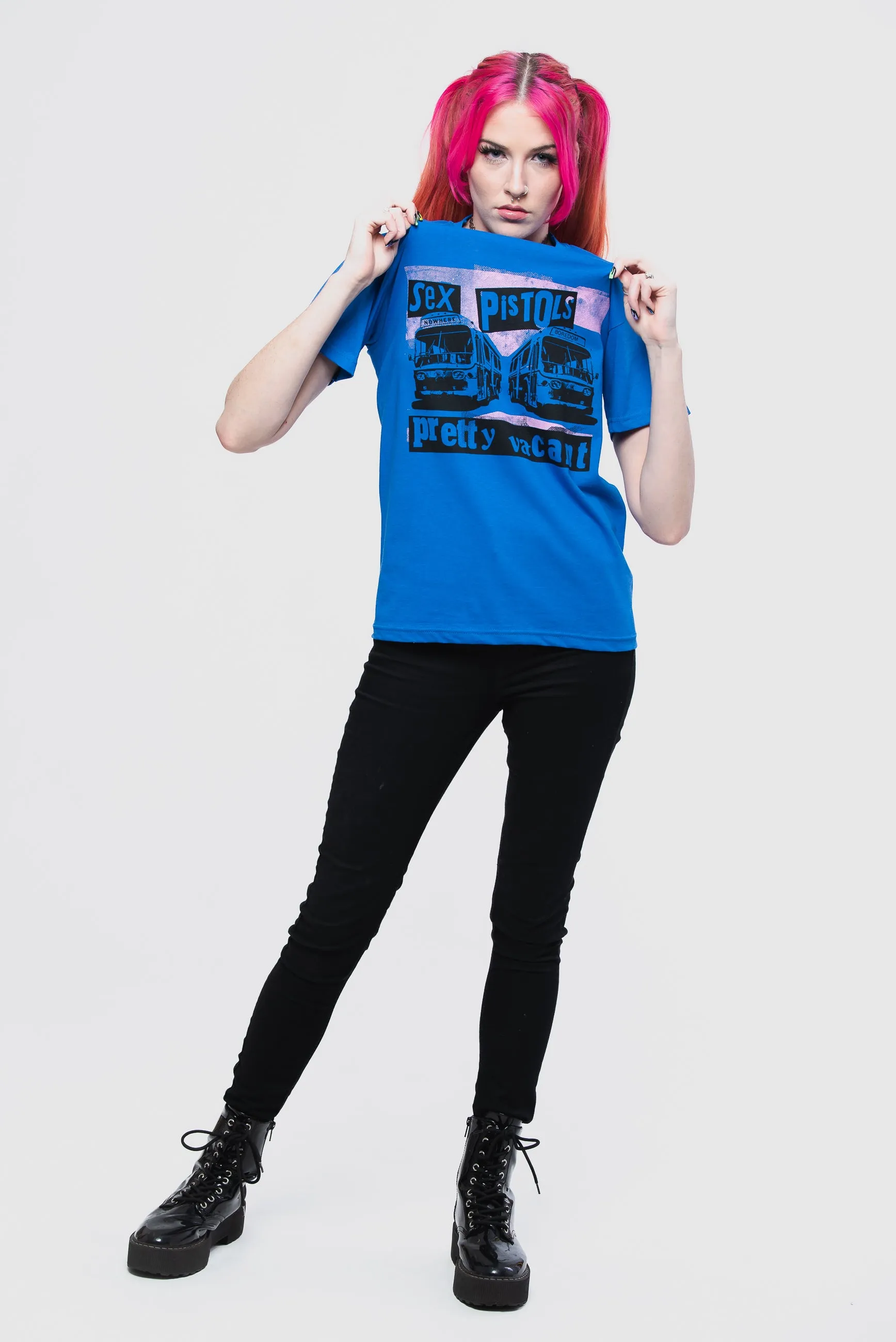 The Sex Pistols Pretty Vacant Coaches T Shirt sold by Paradiso Clothing product image thumbnail 5