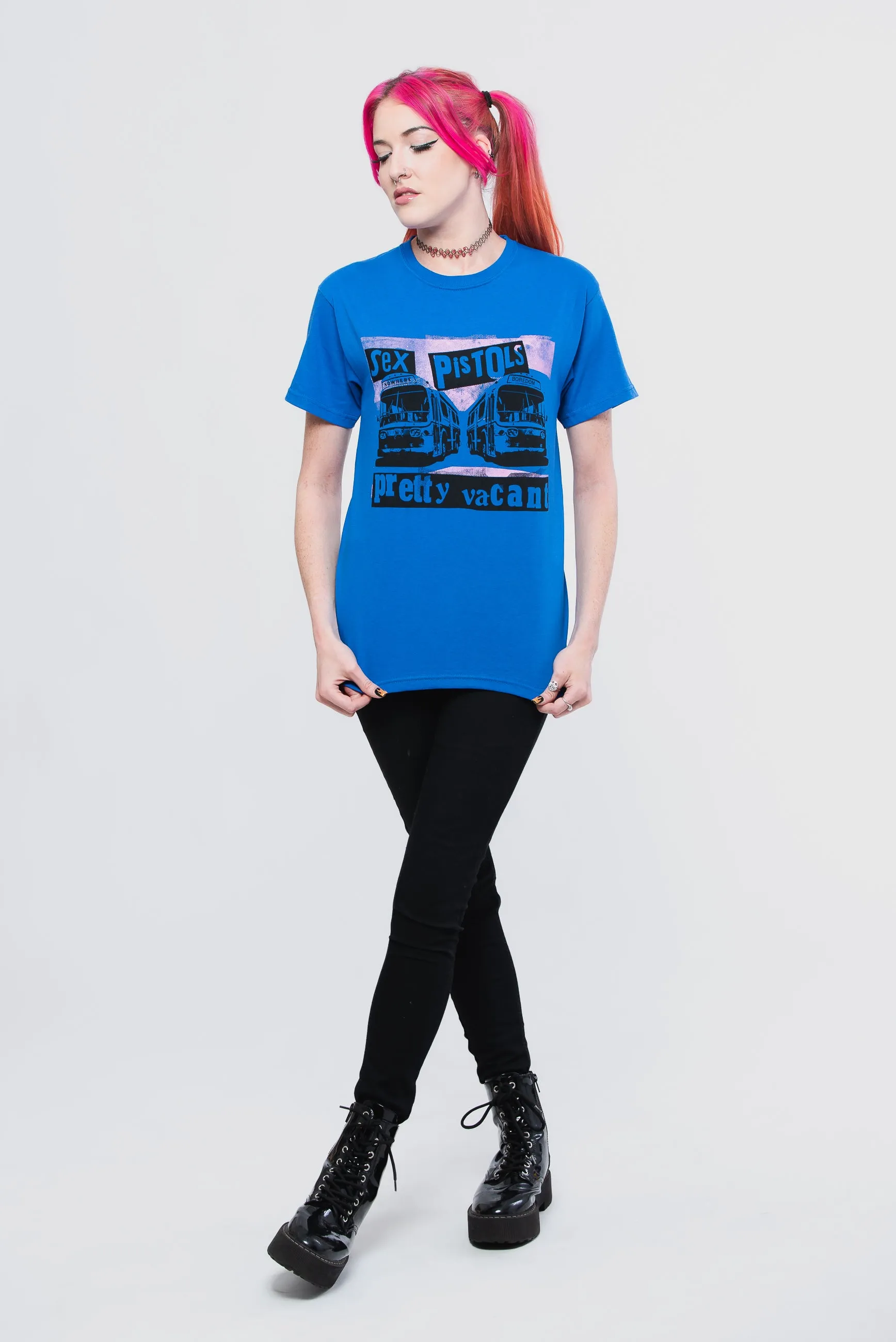 The Sex Pistols Pretty Vacant Coaches T Shirt sold by Paradiso Clothing product image thumbnail 2