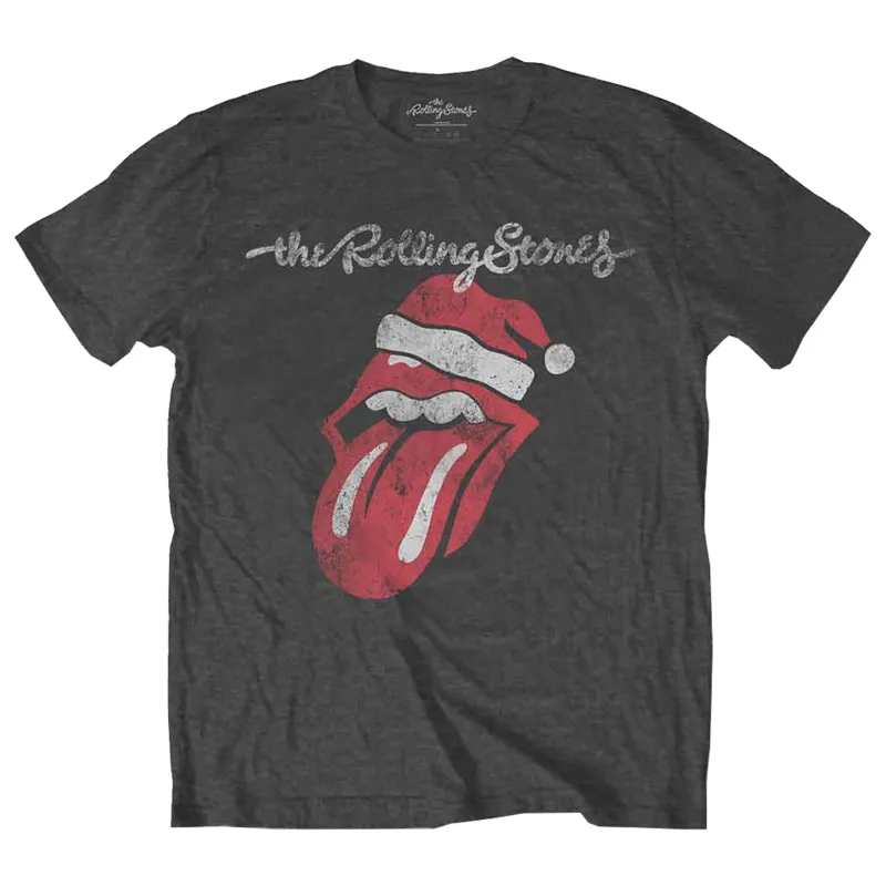 The Rolling Stones Santa Lick T Shirt made by the Rolling Stones