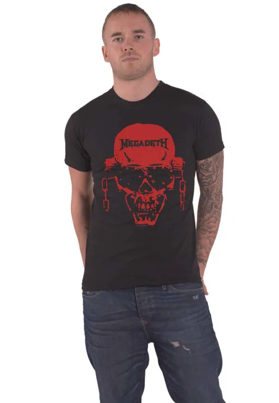 Megadeth Vic Hi-Contrast T Shirt sold by Paradiso Clothing