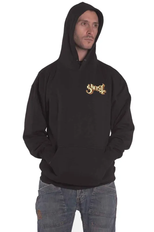 Ghost Pocket Band Logo and Opus Hoodie sold by Paradiso Clothing