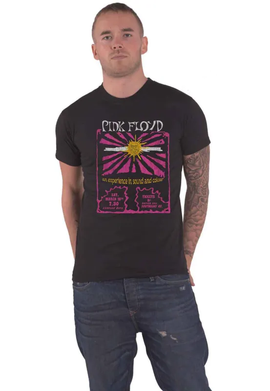 Pink Floyd Sound and Colour Flyer T Shirt made by Pink Floyd